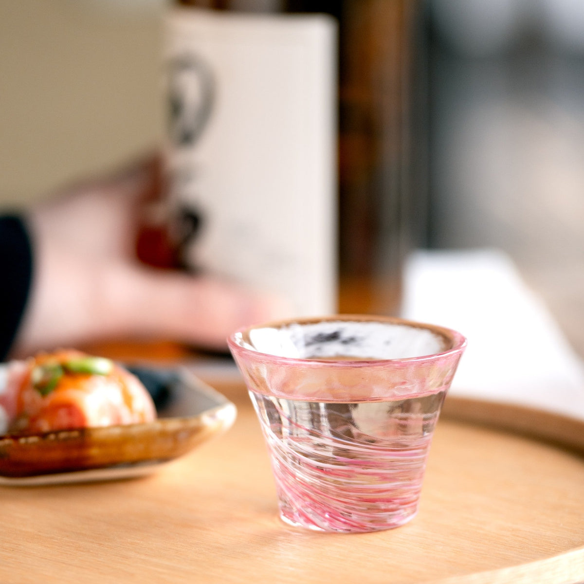 Tsugaru Vidro Maizakura Handmade Glass Sake Cup – 60ml