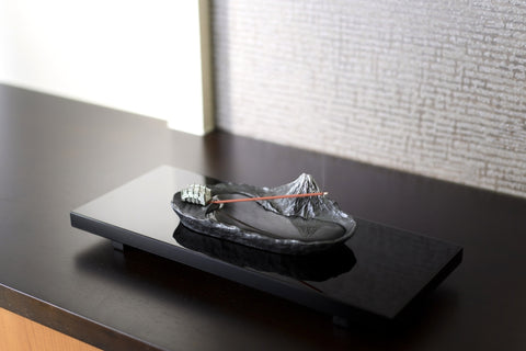 GINGADO Sakasa Fuji Incense Holder – Sumi Fuji