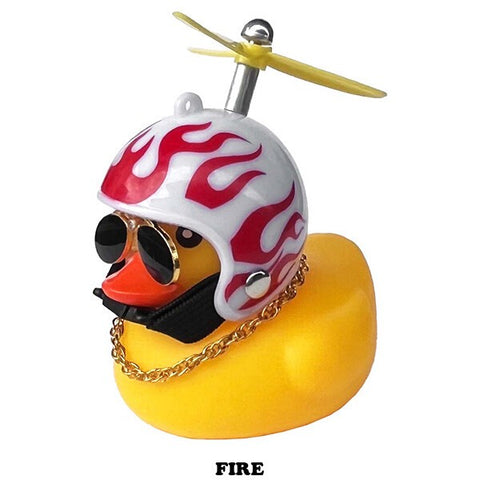 Helmet Rubber Duck, Fire