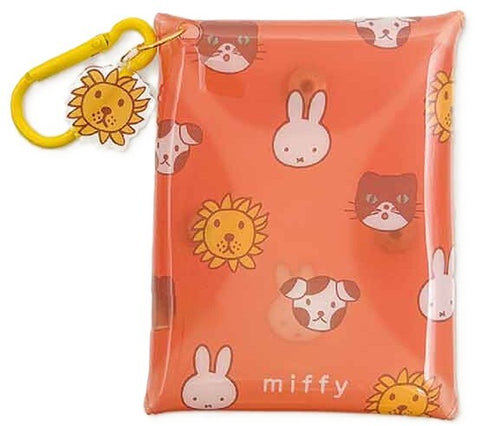 Miffy Colorful Sagara Clear Multi Pouch, Orange