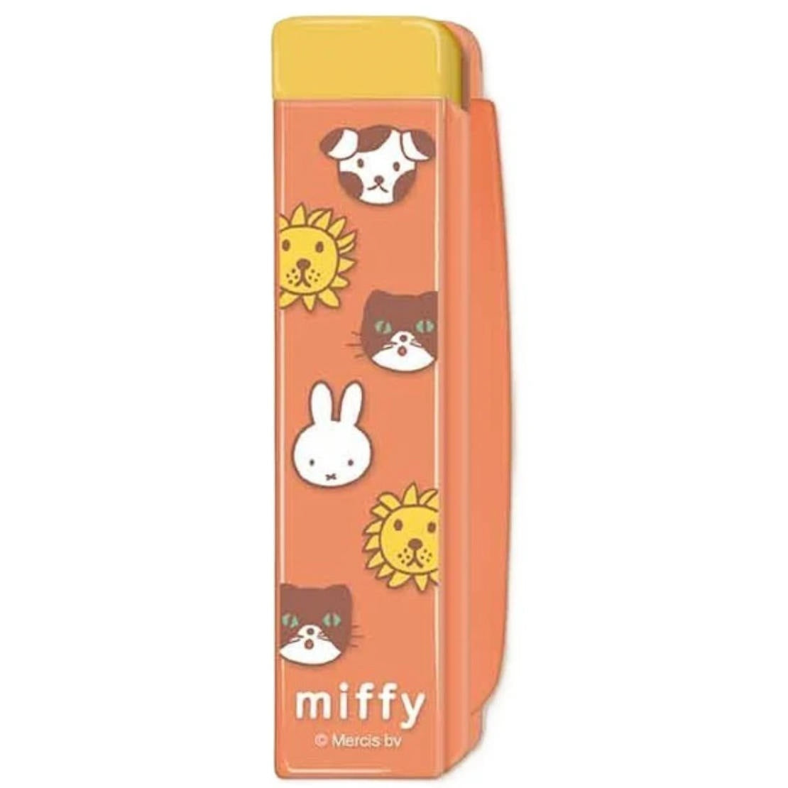 Miffy Colorful Sagara Comb and Mirror, Orange