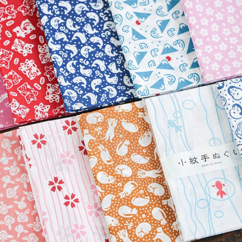 Miyamoto Clover Japanese Tenugui Towel