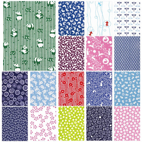 Miyamoto Clover Japanese Tenugui Towel