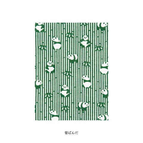 Miyamoto Bamboo Panda Japanese Tenugui Towel