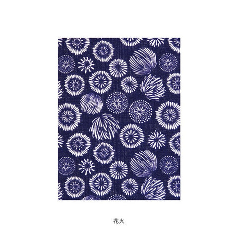 Miyamoto Fireworks Japanese Tenugui Towel