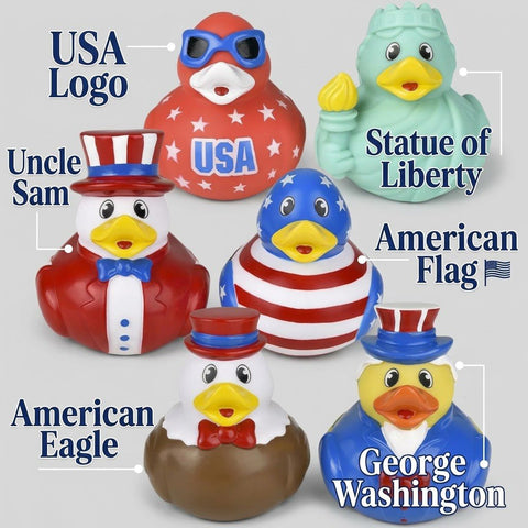 Patriotic Rubber Ducks
