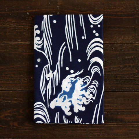Todaya Shoten Aranami Waves Chusen Cotton Tenugui Towel