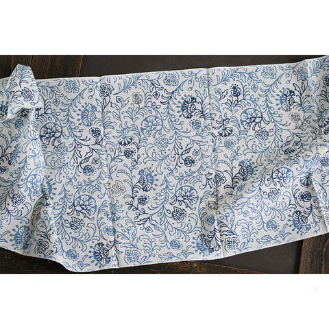 Todaya Shoten Sarasa Japanese Tenugui Towel – Blue