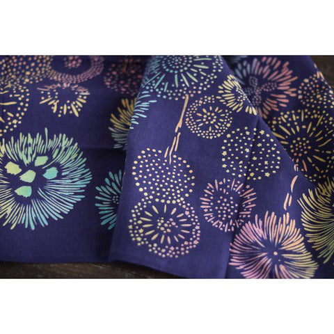 Todaya Shoten Fireworks Chusen Cotton Tenugui Towel