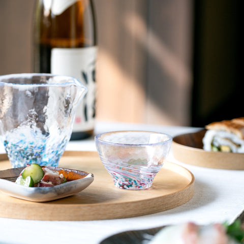 Tsugaru Vidro Harugasumi Handmade Glass Sake Cup – 85ml