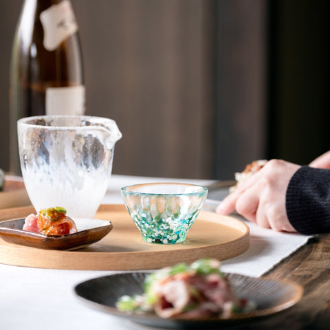 Tsugaru Vidro Mizubasho Handmade Glass Sake Cup – 85ml