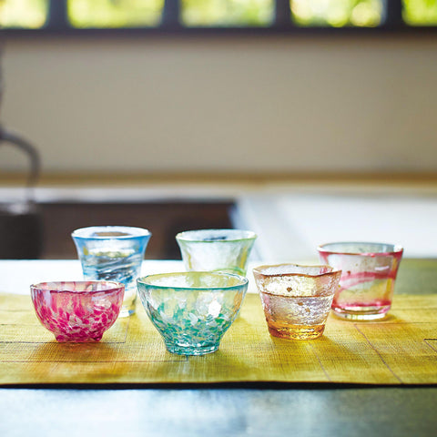 Tsugaru Vidro Mizubasho Handmade Glass Sake Cup – 85ml