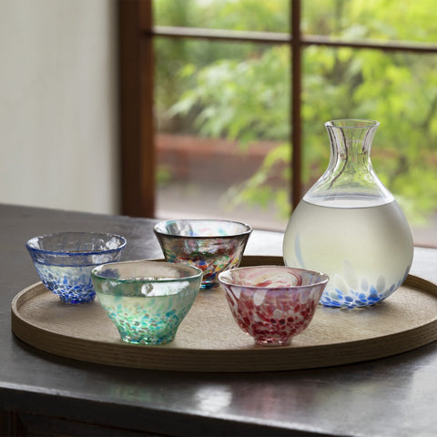 Tsugaru Vidro Mizubasho Handmade Glass Sake Cup – 85ml
