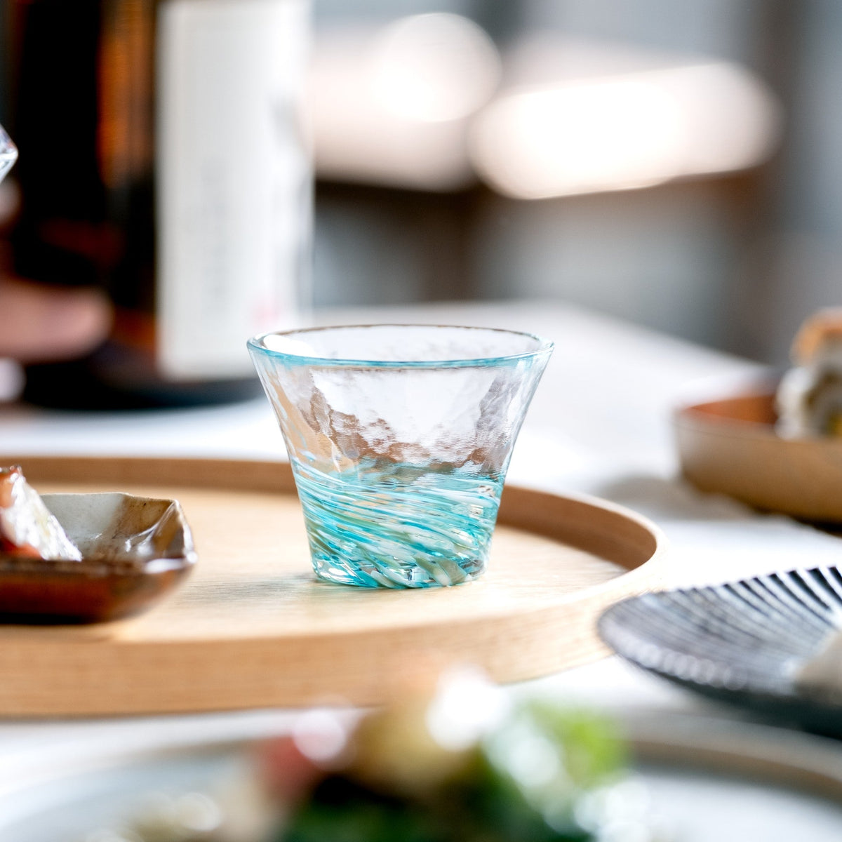 Tsugaru Vidro Natsutsubaki Handmade Glass Sake Cup – 60ml