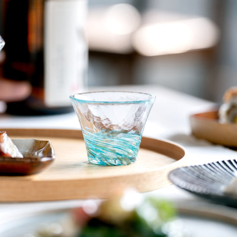 Tsugaru Vidro Natsutsubaki Handmade Glass Sake Cup – 60ml