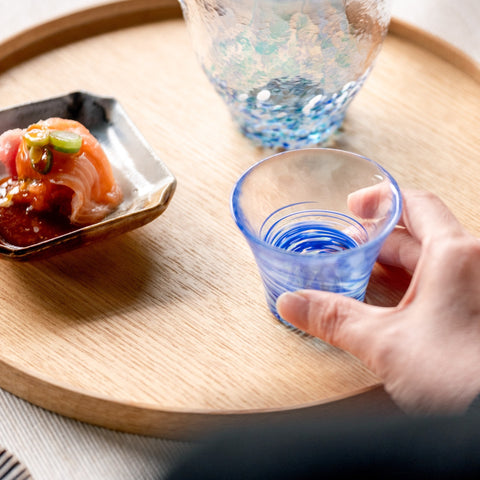 Tsugaru Vidro Takikaze Handmade Glass Sake Cup – 60ml