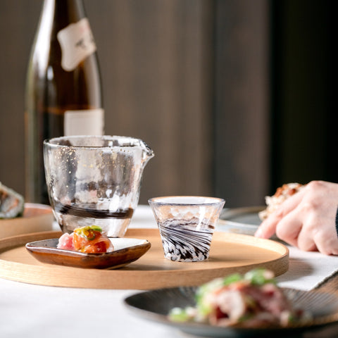 Tsugaru Vidro Yogiri Handmade Glass Sake Cup – 60ml