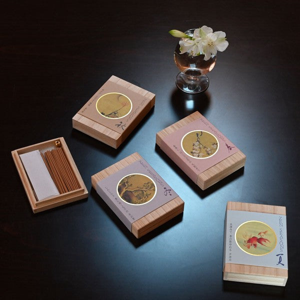 YOUYOUANG ZEN SEASONS Incense – 40 Sticks & Holder