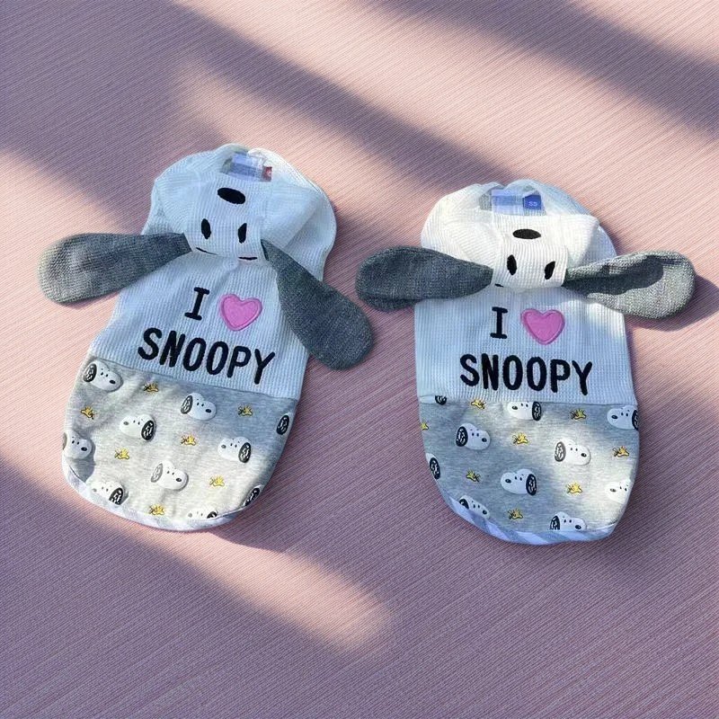 Snoopy Character Hooded Dog Sweatshirt
