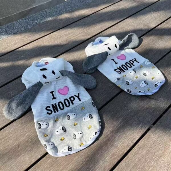 Snoopy Character Hooded Dog Sweatshirt - Image 2