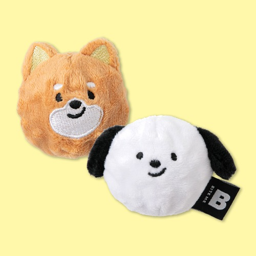 [Biteme] Dog Balls Toy - 2PCS Set | Plush Squeaky Dog Balls