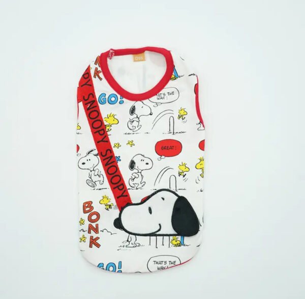 Snoopy Comic Strip Print Dog Backpack Vest - Image 7