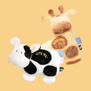 [Biteme] Stubby Friends Toy - Giraffe / Cow