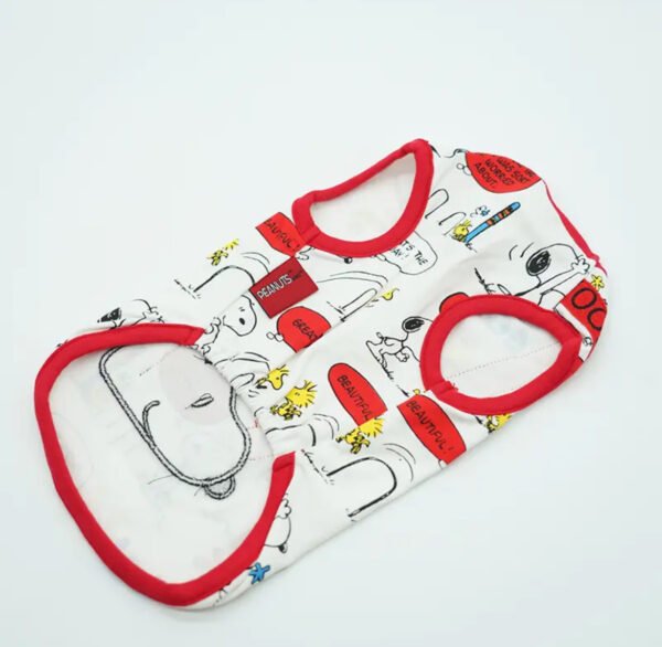 Snoopy Comic Strip Print Dog Backpack Vest - Image 8