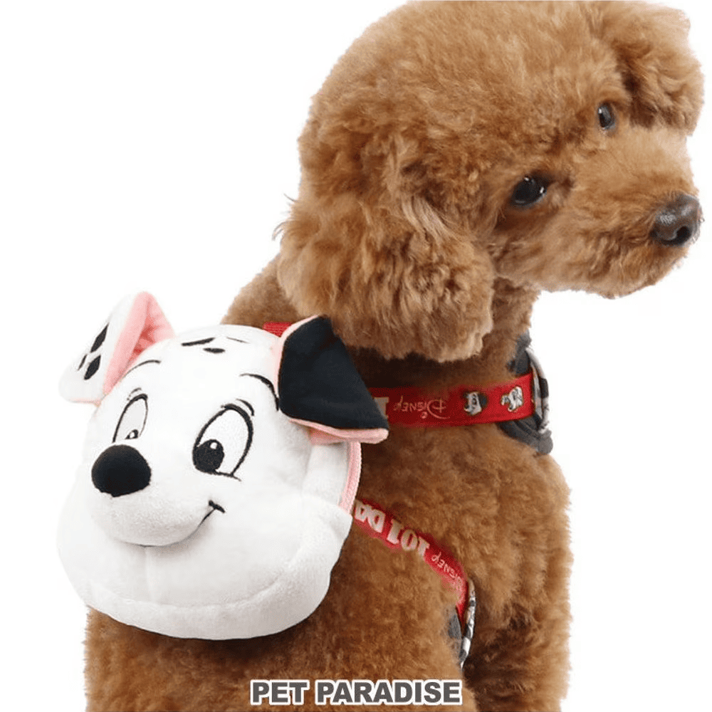 [PET PARADISE] Disney 101 Dalmatians Dog Harness with Plush Backpack – Size S