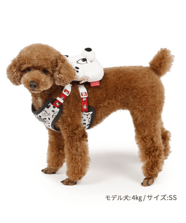 [PET PARADISE] Disney 101 Dalmatians Dog Harness with Plush Backpack – Size S - Image 3