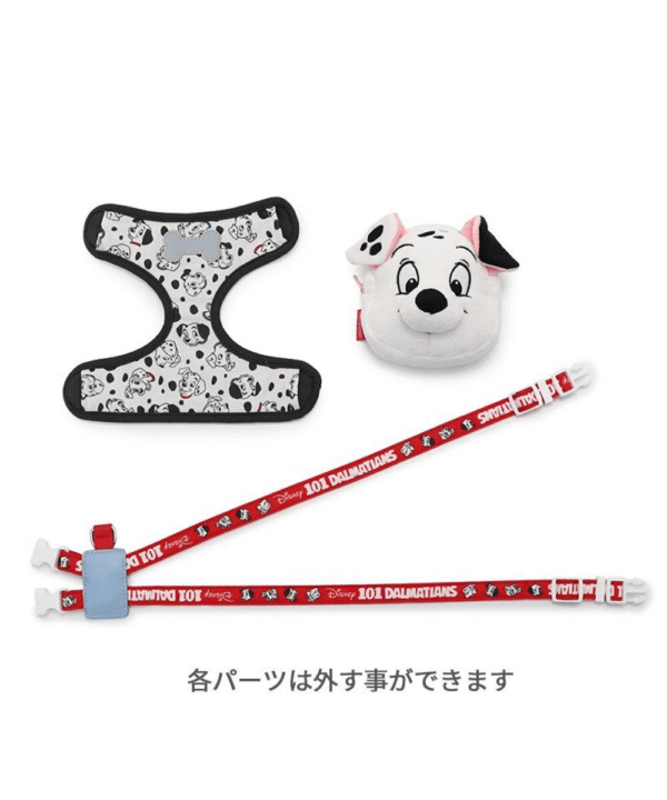 [PET PARADISE] Disney 101 Dalmatians Dog Harness with Plush Backpack – Size S - Image 10
