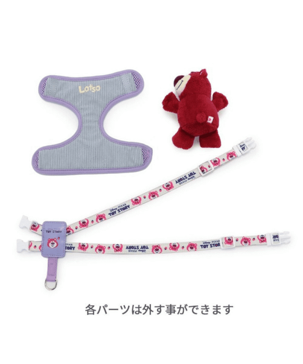[PET PARADISE] Disney Toy Story Dog Harness with Lotso Plush Mascot - Image 12