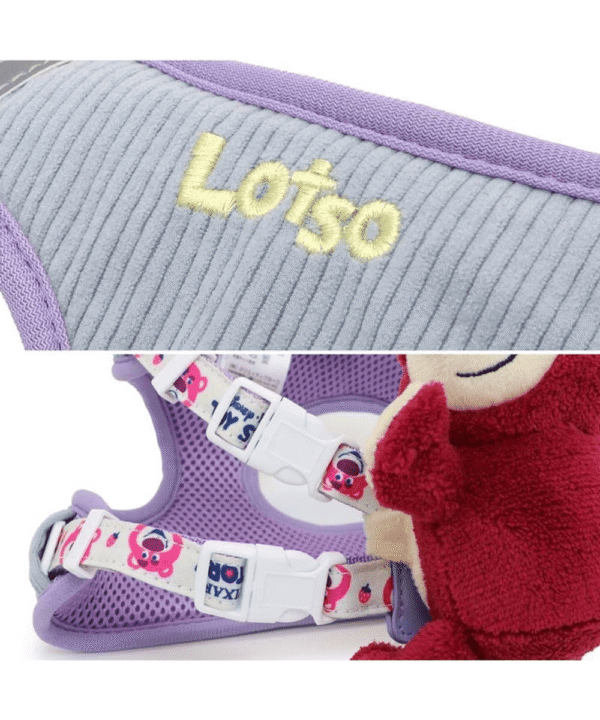 [PET PARADISE] Disney Toy Story Dog Harness with Lotso Plush Mascot - Image 7