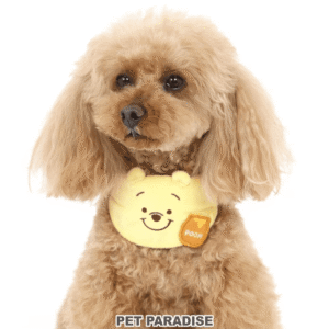 [PET PARADISE]  Disney Winnie the Pooh Collar [S] "Smiley Face"