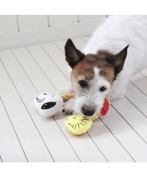 [PET PARADISE] Snoopy & Friends Rope Toy– Squeaky Plush Dog Toy - Image 8