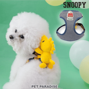 [PET PARADISE] Snoopy Dog Harness with Woodstock Plush Mascot