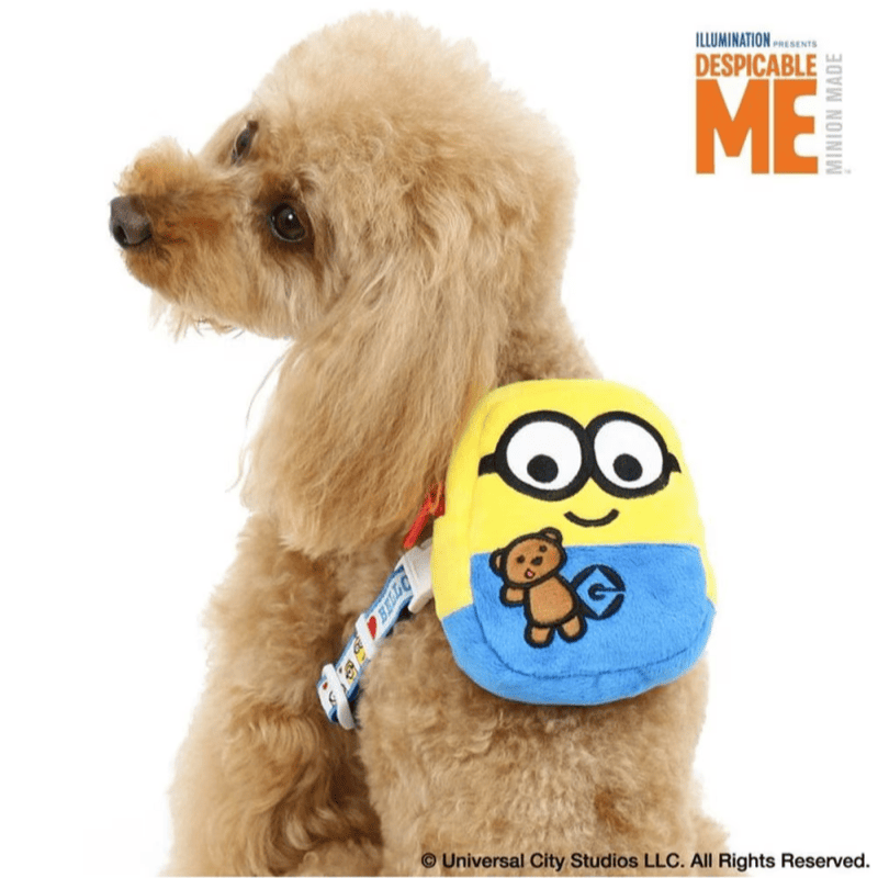 [PET PARADISE] Minions Bob Dog Harness with Plush Backpack
