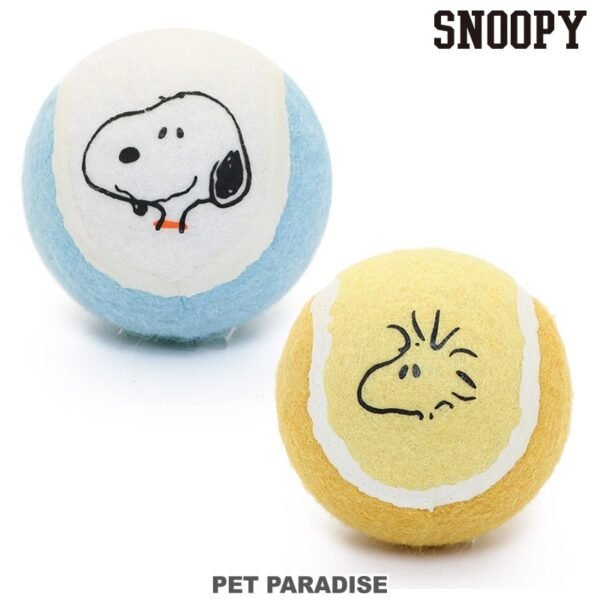 [PET PARADISE]  Snoopy Pet Tennis Balls (2-Pack)