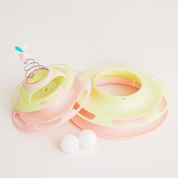 [Biteme] CBF Cat 3-Tier Track Ball Toy (2 colors) - Image 2